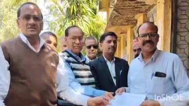 पोहरी: करैरा में अधिवक्ता संजय सक्सेना की हत्या के विरोध में पोहरी के अधिवक्ताओं ने मुख्यमंत्री के नाम तहसीलदार को ज्ञापन सौंपा