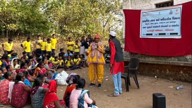 ધરમપુર: તાલુકાના ગામોમાં બાળ લગ્ન અટકાવવા નાટક રજૂ કરાયું