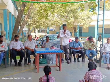 కరీమాబాద్ ప్రభుత్వ పాఠశాలలోAIFDS ఆధ్వర్యంలో 10వ తరగతి విద్యార్థులకు టాలెంట్ టెస్ట్