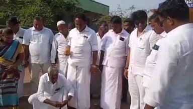 ஆவுடையார் கோவில்: R புகப்பட்டினத்தில் ஒன்றிய நடுநிலைப் பள்ளிக்கு கட்டிடம் கட்டுவதற்கான பூமி பூஜை நிகழ்வு பங்கேற்ற MLA ராமச்சந்திரன்