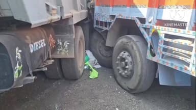 वरला: ब्रेक फेल होने से बिजासन घाट में ट्रक ने सड़क निर्माण के इंजीनियर को रौंदा, मौके पर हुई मौत