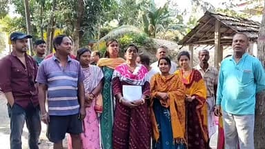 রানাঘাট ১: মোবাইল টাওয়ার বসানো কে কেন্দ্র করে উত্তেজনা তাহেরপুরে,কাজ বন্ধের দাবিতে বিক্ষোভ স্থানীয় বাসিন্দাদের