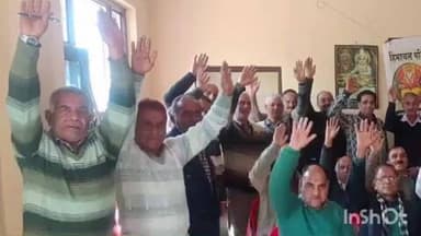 पालमपुर: हिमाचल परिवहन सेवा निवृत कर्मचारी कल्याण मंच जिला कांगड़ा के जॉन पालमपुर में मासिक बैठक संपन्न हुई