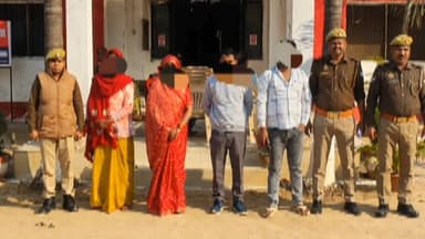 भानपुर: वाल्टर गंज थाने की पुलिस ने थाना क्षेत्र के अलग-अलग स्थानों से चार लोगों को किया गिरफ्तार