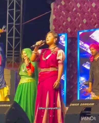 नारायणपुर: नारायणपुर के मावली मेले में लोक गायिका आरू साहू ने दी मनमोहक प्रस्तुति