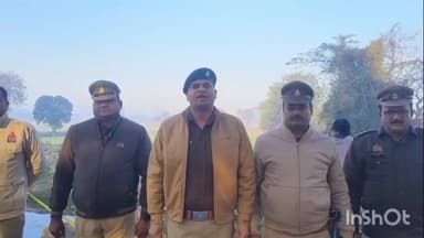 सादाबाद: एसओजी टीम और थाना सादाबाद पुलिस की मुठभेड़ में 25,000/- के इनामिया से हुई मुठभेड़, गोली लगने से घायल