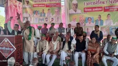 बिरसिंहपुर: बिरसिंहपुर मंडी में किसान यूनियन के राष्ट्रीय अध्यक्ष ने विशाल जनसभा को संबोधित किया