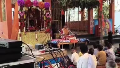 జుక్కల్: పెద్దకొడప్గల్ లో హరిభక్త పారాయణ కార్యక్రమం, తల్లిదండ్రులు విద్యతో పాటు పిల్లలకు సంస్కారం కూడా నేర్పాలి, అనసూజరెడ్డి