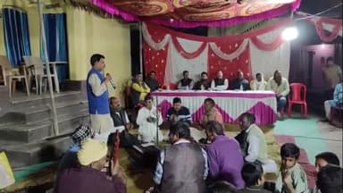 खलारी: महाशिवरात्रि पर खलारी थाना परिसर में गूंजा हरिनाम कीर्तन