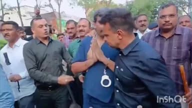 અડાજણ: સુરતમાં ચિરાગ ગોટી નો વરઘોડો, ચિરાગ પર ચપ્પલ ફેંકાયા,ફાટેલા કપડાં ને સુરતીઓનો ટપલી દાવ