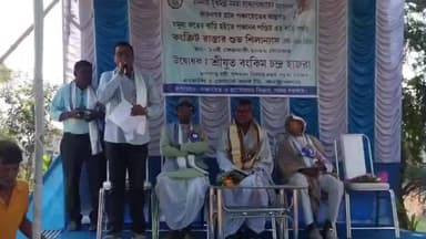 সাগর: কংক্রিটের রাস্তা শুভ উদ্বোধন করলেন মন্ত্রী