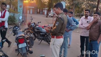 साजा: बेमेतरा जिला के विभिन्न थानों की पुलिस ने यातायात नियमों के उल्लंघन करने वाले 39 वाहन चालकों के खिलाफ की चालानी कार्रवाई