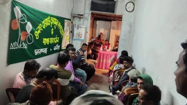 চাকদা: আসন্ন নির্বাচনকে পাখির চোখ করে সোমবার চাকদার ৪ নং ওয়ার্ডে তৃণমূল কংগ্রেসের আলোচনা সভা