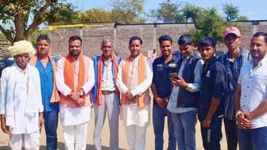 झारडा: गांव रबदानिया में जिला पंचायत सदस्य प्रतापसिंह आर्य ने निजी कार्यक्रम में भाग लिया, कार्यकर्ताओं से की मुलाकात