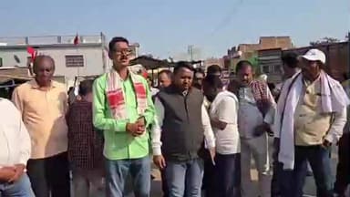 संदेश: संदेश खेल मैदान में प्रखंड निर्माण कार्यालय के विरोध में स्थानीय ग्रामीणों, खेल प्रेमियों और जनप्रतिनिधियों में उबाल