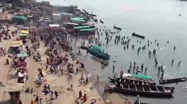खातेगांव: नेमावर अमावस्या महापर्व पर श्रद्धालुओं ने माँ नर्मदा में आस्था की डुबकी लगाई