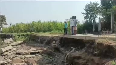 पानसेमल: जनपद क्षेत्र के ग्राम भील आमदा में श्मशान घाट जाने का मार्ग टूटा, ग्रामीणों ने अधिकारियों से की मांग