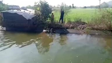 चंदला: डेम से पानी छोड़े जाने पर बछौन के खेतों में घुसा पानी, फसलें बर्बाद होने से किसानों में गुस्सा