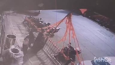 ತೀರ್ಥಹಳ್ಳಿ: ಪಟ್ಟಣದಲ್ಲಿ ಎರಡು ಬೈಕ್ ಗಳ ನಡುವೆ ಮುಖಾಮುಖಿ ಡಿಕ್ಕಿ