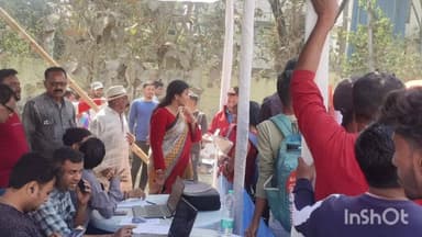 বরজোড়া: বড়জোড়ায় বাংলার যুব সাথী প্রকল্পের রেজিস্ট্রেশন ক্যাম্প পরিদর্শনে বাঁকুড়া জেলা পরিষদের পূর্ত কর্মাধ্যক্ষ অর্চিতা বিদ