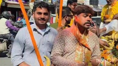 विकासनगर: विकास नगर में खाटू श्याम निशान यात्रा का आयोजन किया गया