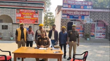 भानपुर: सोनहा थाने की पुलिस ने थाना क्षेत्र के विभिन्न स्थानों से चार लोगों को किया गिरफ्तार
