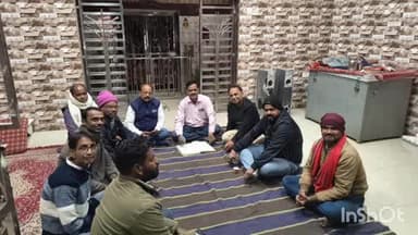 मनोहरपुर: मनोहरपुर के विघ्न विनाशक गणेश मंदिर में बैठक का आयोजन