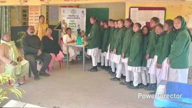 सारवां: कस्तूरबा गांधी विद्यालय में वेक्टर जनित रोगों से बचाव के लिए शिविर, 330 छात्राओं को दवा दी गई