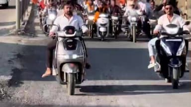 पत्थलगांव: भाजयुमो जिलाध्यक्ष विजय आदित्य सिंह जूदेव का पत्थलगांव आगमन, कार्यकर्ताओं ने किया भव्य स्वागत