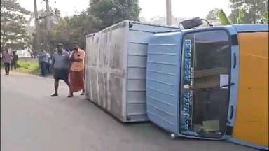 ഇടുക്കി: കട്ടപ്പന വള്ളക്കടവ് റോഡിൽ ഒ ജെ പടിയിൽ വാഹനാപകടം, 3 പേർക്ക് പരിക്ക്