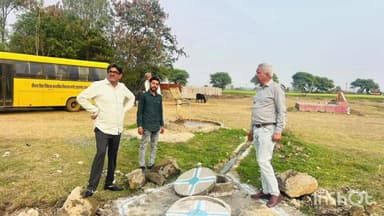 अरनोद: जाजली और बेड़मा ग्राम पंचायत में कचरा प्रबंधन कार्यों का किया गया निरीक्षण