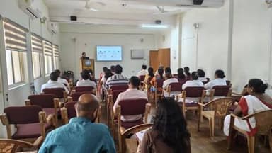 World Cancer Day observed at RH/RWF; Dr. Sridevi Raman spoke on advanced biliary tract cancer care. Dr. Arun Kumar, PCMO and other doctors and staff were present.!!