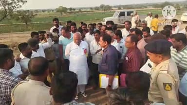 ಕೊಲ್ಹಾರ: ಹಳ್ಳದ ಗೆನ್ನೂರು ಗ್ರಾಮದ ಕಾಲುವೆ ಒಡೆದ ಸ್ಥಳಕ್ಕೆ ಸಚಿವ ಶಿವಾನಂದ ಪಾಟೀಲ್ ಭೇಟಿ ಪರಿಶೀಲನೆ
