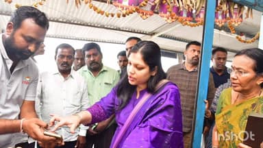 గంగాధర: యూరియా బుకింగ్ లో ఏమైనా సమస్యలు ఉన్నాయా? రైతులతో మాట్లాడిన కరీంనగర్ జిల్లా కలెక్టర్ పమేలా సత్పతి