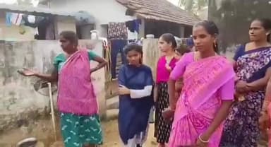 కాకినాడ: భార్యను హతమార్చబోయిన భర్త.