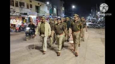 महरौनी: बोर्ड परीक्षा को ध्यान में रखते हुए सीओ महरौनी ने पुलिस बल के साथ परीक्षा केंद्रों एवं संवेदनशील जगहों का किया निरीक्षण