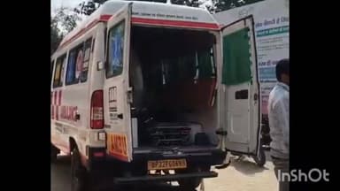 रामसनेही घाट: बतासिया चौराहे के पास ट्रैक्टर-ट्राली और बाइक की टक्कर, एक युवक और एक बच्ची घायल