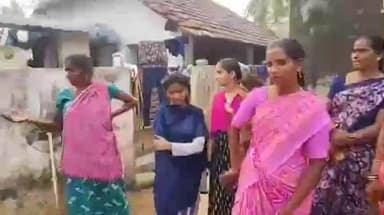 లింగంపర్తిలో భార్య పై అనుమానంతో భర్త కత్తితో దాడి