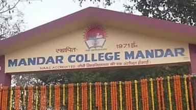 मांडर: मांडर कॉलेज में एनएसयूआई ने विभिन्न मांगों को लेकर प्राचार्य को ज्ञापन सौंपा