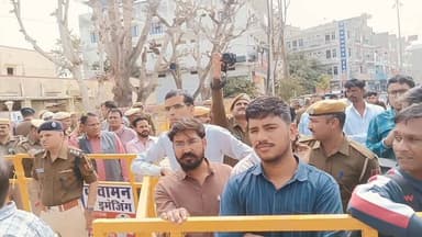 कुचामनसिटी के बाजार बंद जमकर किया विरोध प्रदर्शन धमकी के मामले पर आक्रोश #live #viral #didwanajila