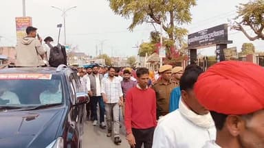 कुचामनसिटी के बाजार बंद जमकर किया विरोध प्रदर्शन धमकी के मामले पर आक्रोश #live #viral #didwanajila