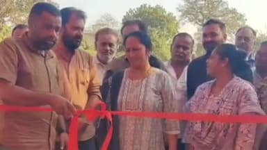 તાલાળા: તાલાલા નગરપાલીકા આયોજીત મીલ કમ્પાઉન્ડ મા લોકલ ફોર વોકલ સ્વદેશી મેળાનુ ઉદ્ઘાટન પાલીકા પ્રમુખના હસ્તે કરાયુ