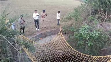 ધાનપુર: તરમકાજ ગામે પાણી ભરેલા કુવામાં દીપડો ખાબક્યો