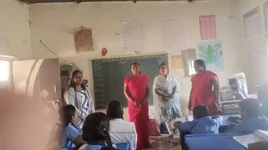 जिल्हा परिषद शाळा आशा स्वयंसेविका यांच्या मार्फत पोखरी येथे सिकलसेल बद्दल मार्गदर्शन..