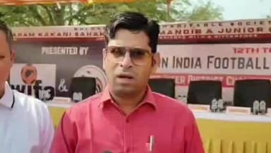 धर्माबाद: धर्माबाद मध्ये फुटबॉल स्पर्धा नांदेडकरांसाठी अभिमानाची गोष्ट जिल्हाधिकारी राहुल कर्डिले धर्माबाद इथे म्हणाले