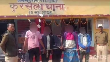 कुर्सेला: कुर्सेला में पुलिस ने नशे के विरुद्ध कार्रवाई करते हुए 5 शराबियों को गिरफ्तार किया