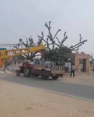 जायल: सुरपालिया थाना अंतर्गत बुरड़ी फाटा से हटाया गया अवैध अतिक्रमण