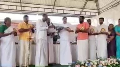 അമ്പലപ്പുഴ: അറവുകാട് സ്കൂളിൽ കളിക്കളത്തിൻ്റെ നിർമ്മാണ ഉദ്ഘാടനം മന്ത്രി അബ്ദുൽ റഹ്മാൻ നടത്തി