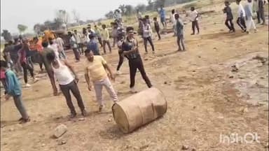 कुक्षी: कुक्षी के खेड़ली में चूना पत्थर खोज ड्रिलिंग का ग्रामीणों ने किया विरोध, पथराव के वीडियो वायरल