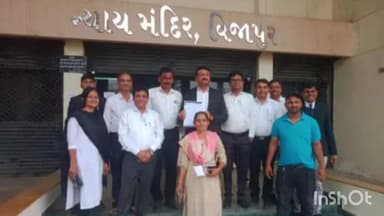 વિજાપુર: પાટણ કોર્ટમાં વકીલ પર થયેલા હુમલા બાબતે વિજાપુર બાર એસોસિએશન એ મામલતદારને આવેદનપત્ર પાઠવું